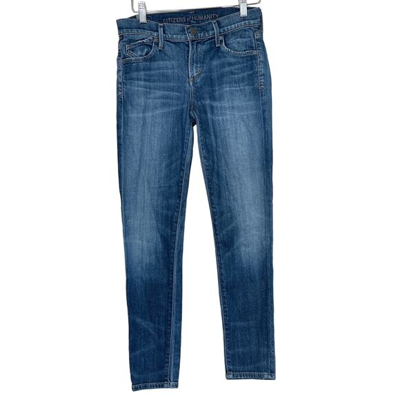 Citizens of Humanity Women's 26" Waist Medium Wash Stretch Blue Denim Jeans - Picture 1 of 5